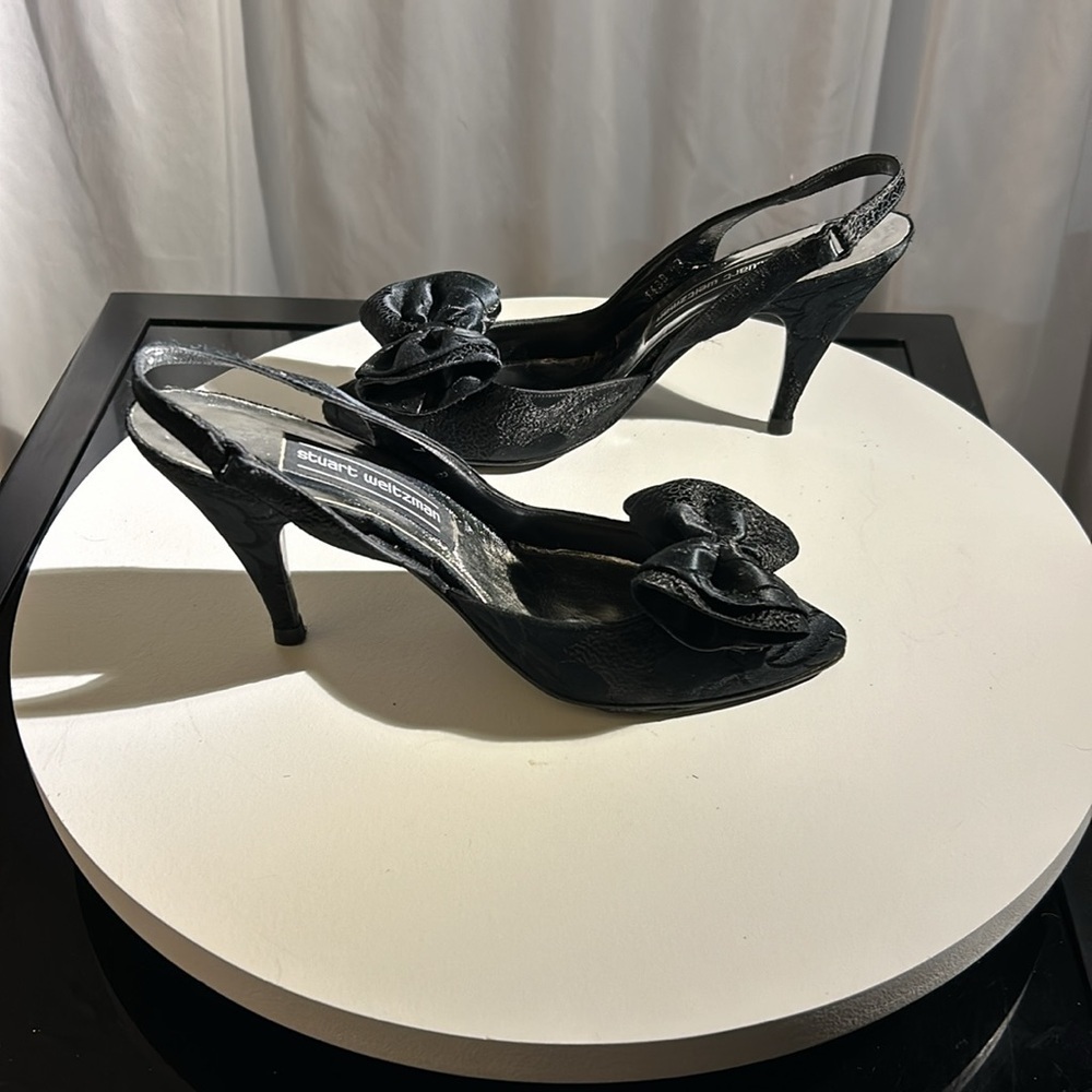 Stuart Weitzman Brocade Slingbacks Heels! (80% Of… - image 5